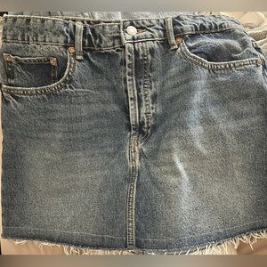 Zara Mini denim skirt